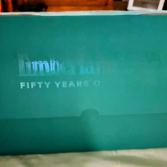 NEW with box MEN’S AWESOME GREEN TIMBERLAND 50th ANNIVERSARY BOOTS SIZE 10.5 - Picture 8 of 11